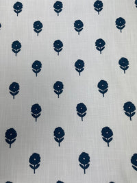 Fabric by the yard - Blossom & Lace - 91947 Oxford Blue